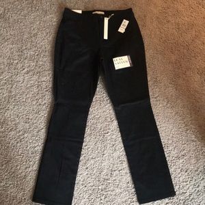 Black Classic Straight Leg Pants